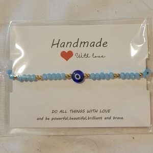 Handmade evil eye bracelet